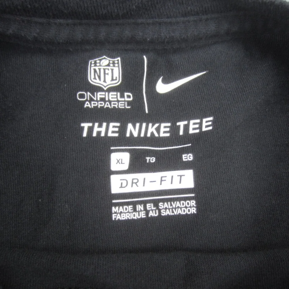 Dallas Cowboys Shirt Youth XL Black Salute to‎ Service Nike On Field Dri-Fit NFL